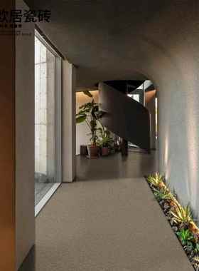 砂岩焦糖色古通体砖别餐墅酒店卫生间砖墙极简客厅防滑通体仿古复