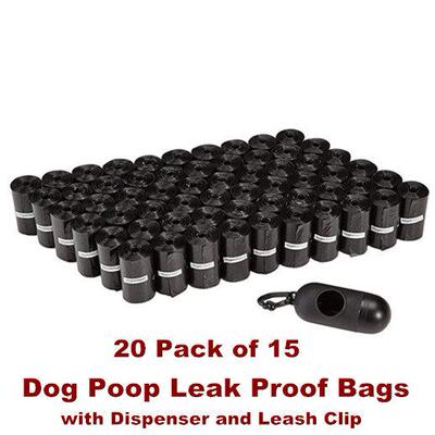 Dog Poop Leak Proof Bags Doggy Roll Outdoor Puppy Walking