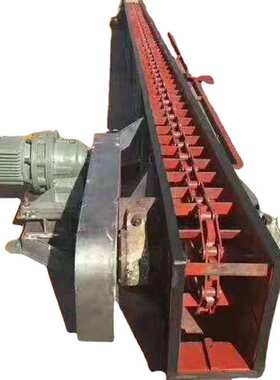 定制矿山FU270刮板输送机 全自动U型上料机砂石水平埋刮板输送机