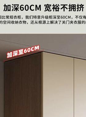 fLE衣柜卧室家用奢柜子组合收FP53spTM纳物柜一顶门到小户型储轻