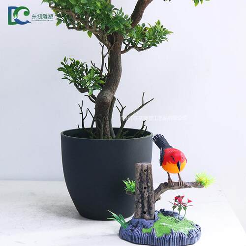 仿真迎客松盆栽室内绿植小盆栽盆景思乡叶绿植客厅摆设桌面装饰品