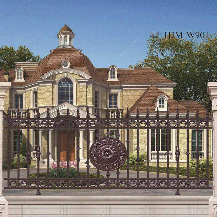 铝艺护栏阳台围栏庭院别墅栏杆 铝合金护栏小区围墙建筑栅栏