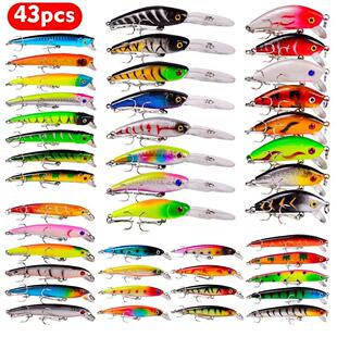 Hard Swin Fishing Set Minnow Floating Mini Lure Bait