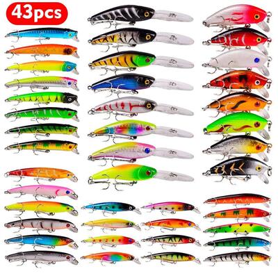 Fishing Lure Set Fishing Hard Bait Mini Minnow Floating Swin
