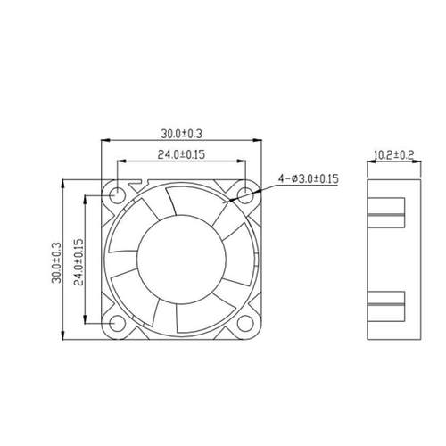 1204KL-04W-B59/B50全新NMB 3010 DC12V 0.12A 安川变频器小风扇.