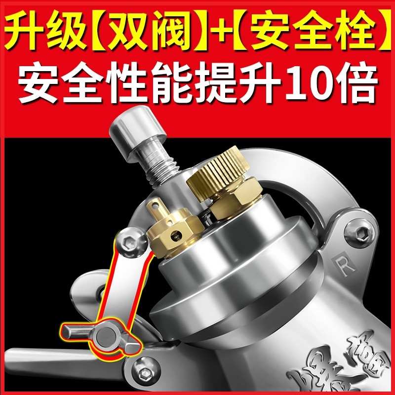 老式传统爆米花机家用小型迷你机器网红粮食放大器手摇304食品级