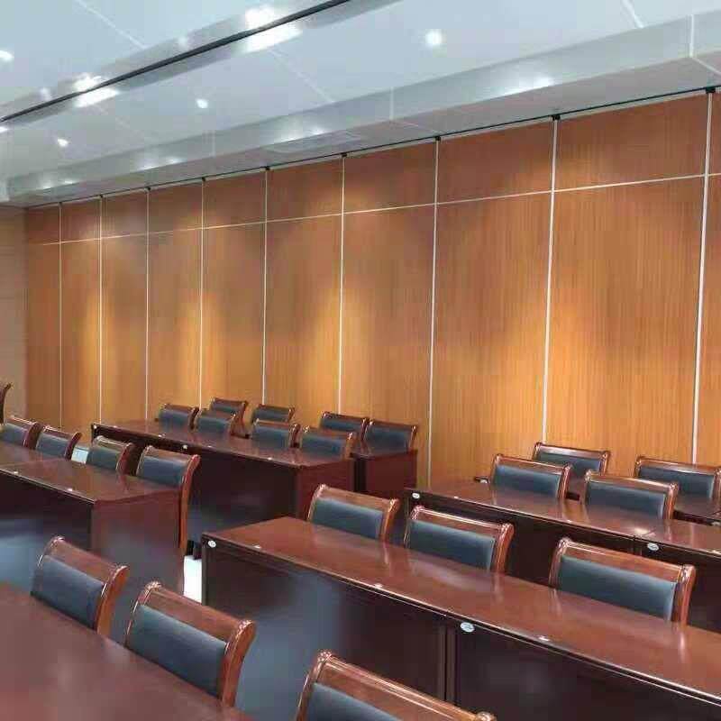 南昌65酒店移动议隔断会室隔门音墙折暗埋吊轨叠推拉门