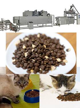 宠物食品加工设备 狗粮猫粮生产机器 宠物饲料加工机械 狗粮机器