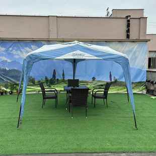 DM-1932阳手动新滩天款遮野营防雨防蚊防晒沙帐篷六角幕带围布