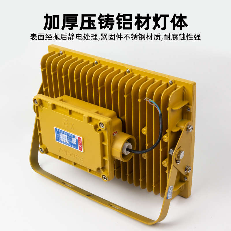 国标led防爆灯ip66隔爆型100w加油站厂房仓库户外投光灯泛光灯