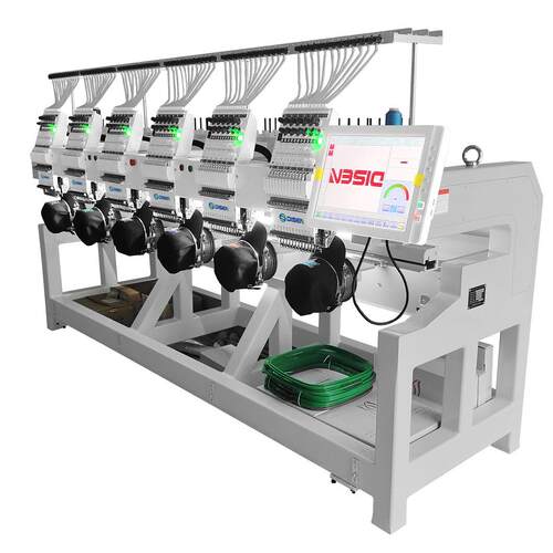 广州厂家6头刺绣机六头绣花机帽绣机six head embroidery machine