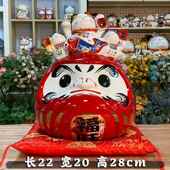 高档福旺达摆摩招财猫陶瓷存钱罐家居饰客厅业旺财件开礼品寿司店
