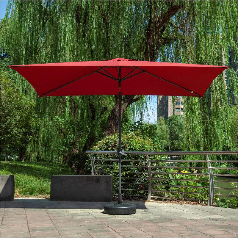 伞户外遮阳伞伞长方形伞米中柱遮阳伞沙滩太阳伞休闲伞2x3庭院直