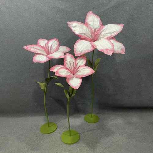 婚庆装饰大型苍兰仿真花舞台手工纸艺路引花橱窗布置商场美陈道具