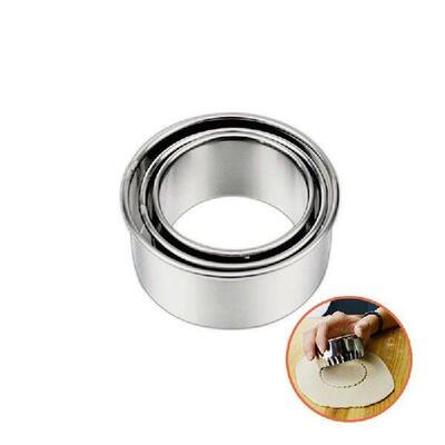 3PCS/Set Stainless Steel Dumpling Cookie Pastry Wrapper