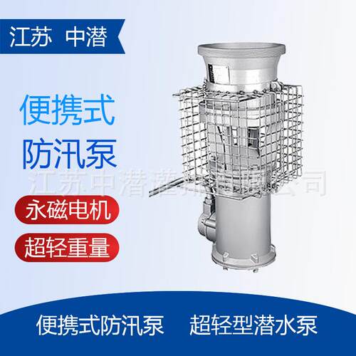 防汛抢险专用大流量便携式永磁泵轻型变频潜水防汛泵