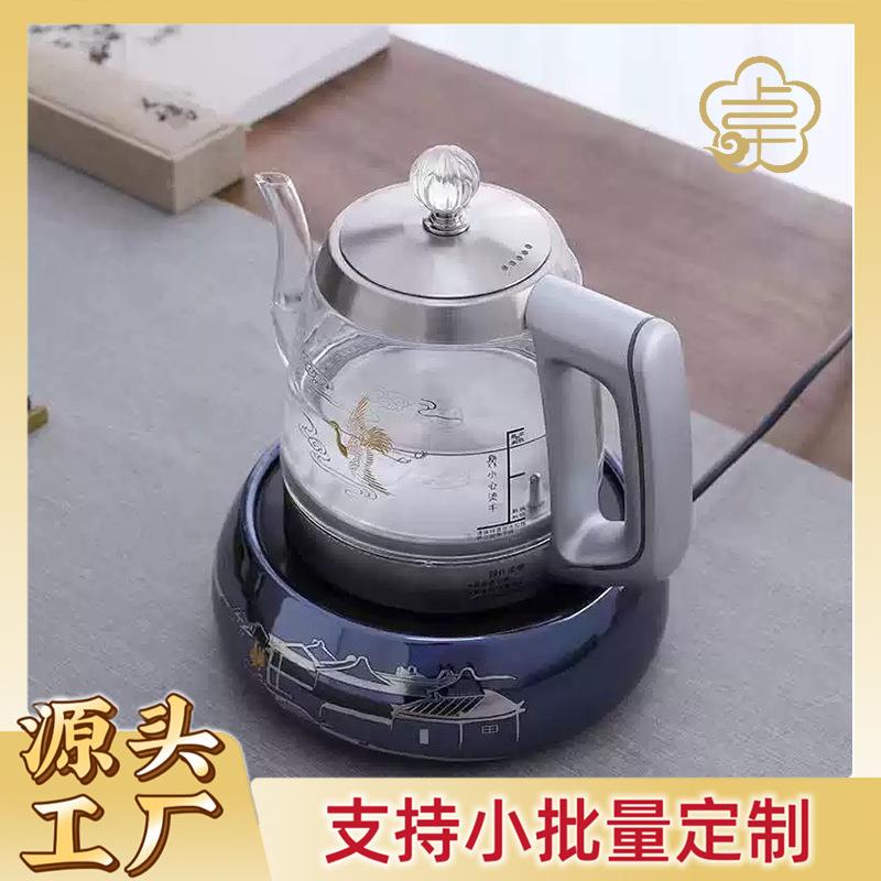 品陶堂电陶炉新品自动上水泡茶炉玻璃煮茶壶静音炉云鹤古镇快速壶