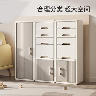 儿童宝宝玩具收纳架加厚抽屉式客厅置物柜衣柜家用塑料储物柜书柜