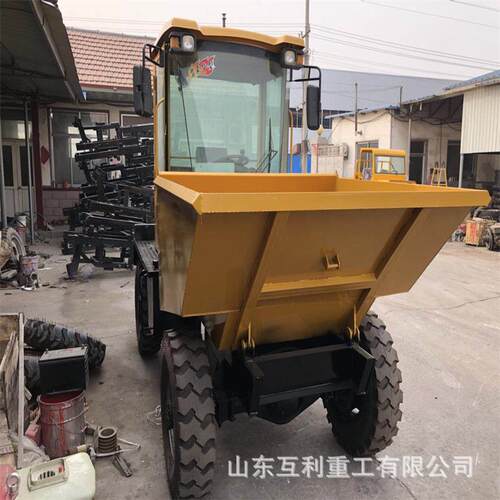 柴油翻斗车液压自卸翻斗车建筑工程机械建筑机械前卸式工程车