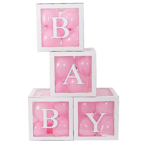网红透明气球盒子 baby生日会布置 浪漫求婚表白love气球礼物盒