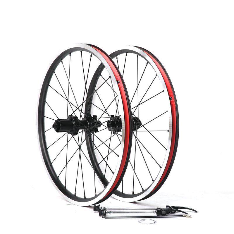 自行车轮组20寸406碟刹铝合金120响4培林11速直拉轮组