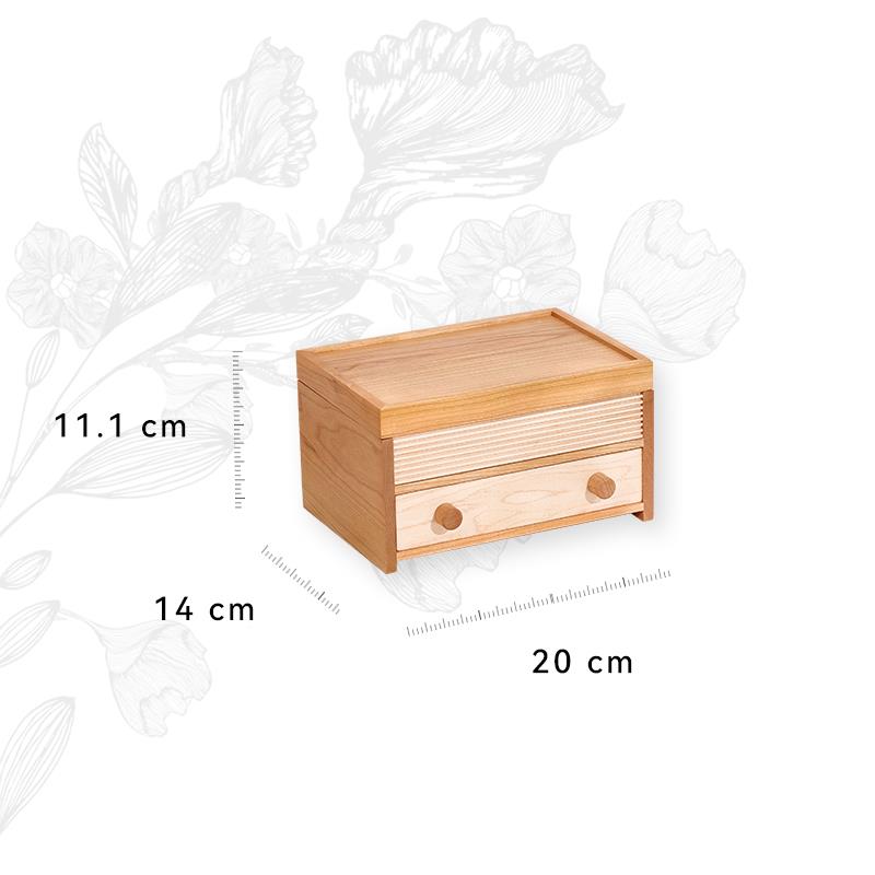 高档LUMBO良白致/知已饰首盒/实木饰品收纳盒戒指项链高端精闺送