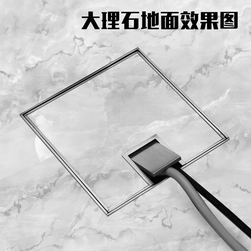 镶嵌大理石瓷砖地插座不锈钢隐藏式 开启式五孔地插地板地面插座