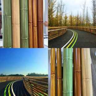 不锈钢竹节管彩色仿竹管楼梯扶手竹子篱笆防护栏木纹电镀热印