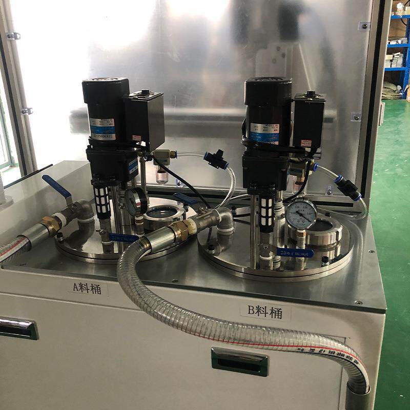 带行程自动配比灌胶机 灯具光伏板电路防水密封ab打胶设备涂胶机