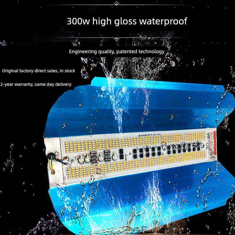 Led碘钨灯超亮防水200W300W户外泛光灯夜市摊档建筑工地照明1000W