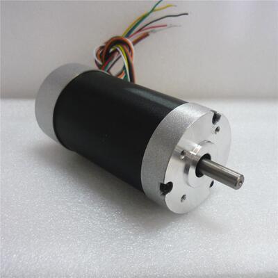 12V-48V 2000-8000到Φ8圆轴57mm外径114mm长直流无刷电机57Bl04