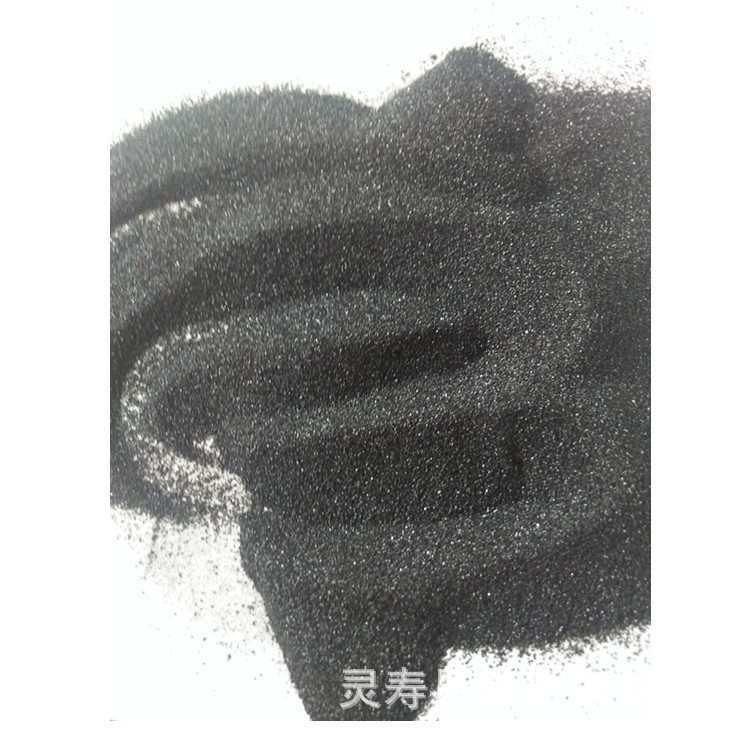 彩砂 地坪PC彩砖亮黑砂20-40目  高硬度涂料黑金刚彩砂厂家供应