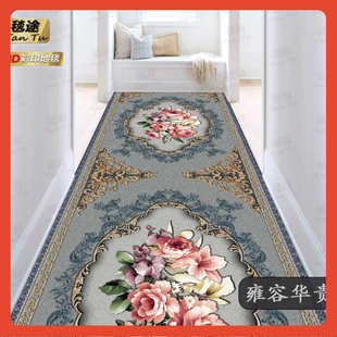地毯carpet客厅大块∈地 满垫宾馆家用酒店铺过道玄关走廊中式