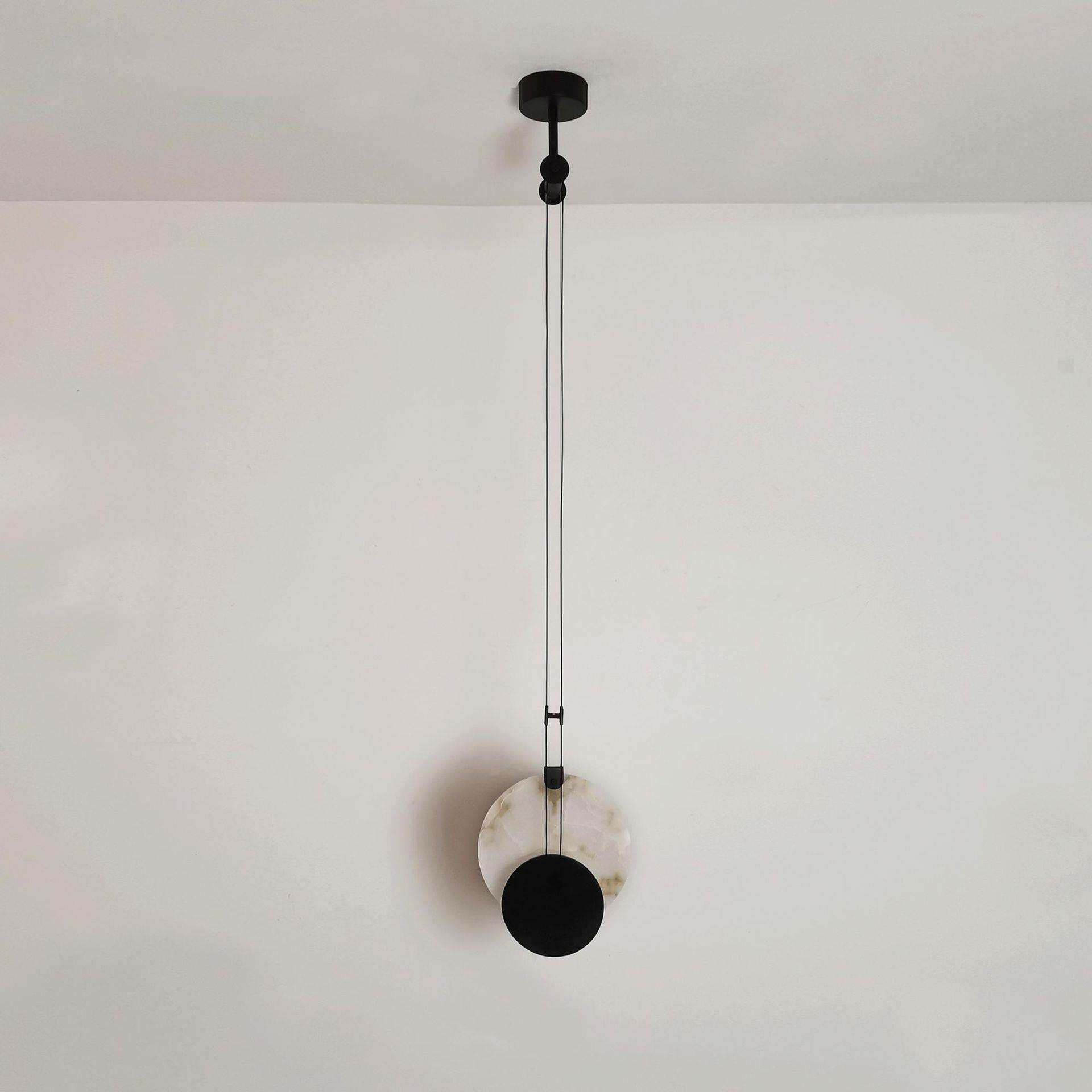 设计师led灯云石小吊灯复古样板房酒店民宿卧室床头餐厅吧台灯具