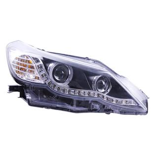适用于10-13款丰田新锐志大灯总成改装透镜天使眼LED日行灯