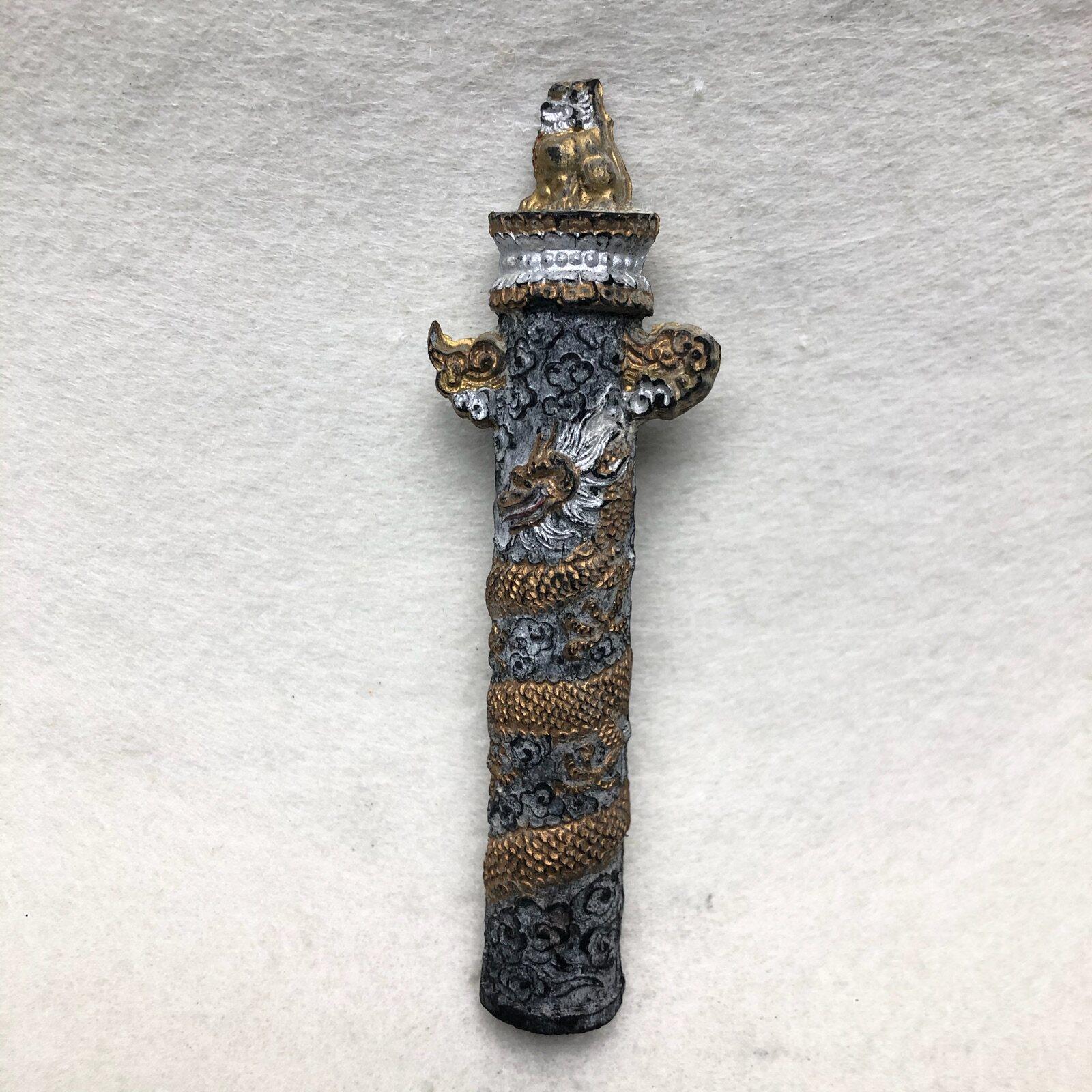 陈墨老墨块墨条墨锭古墨收藏品老胡开文正品老松烟徽墨 2 华表