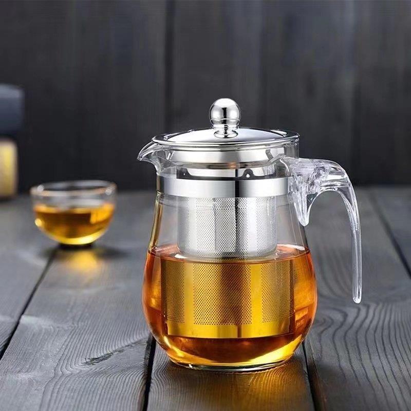 茶壶玻璃泡茶过滤家用耐高温套装飘逸杯泡茶壶加厚花茶壶冲茶壶