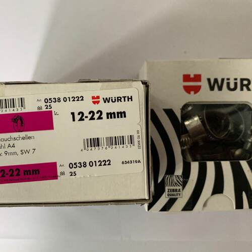 wurth国软管 箍夹 5德8喉580122201222