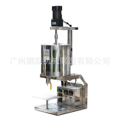 化妆品加热搅拌半自动手工润唇膏制造口红灌装机液体生产机器设备
