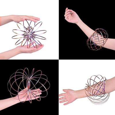 魔术手镯抗压力魔术Toroflux有趣的流动环