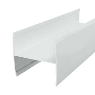 恒东50工字槽净化铝材50H铝岩棉手工夹芯板铝合金型材活动房配件