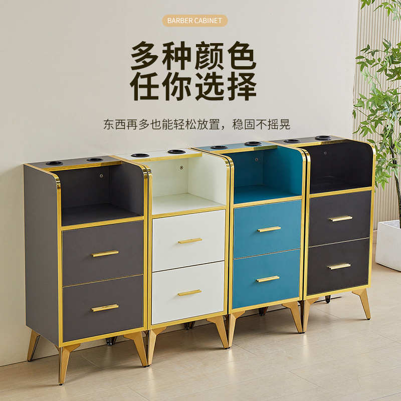 理发店工具柜美发店剪发柜美容院工具收纳柜发廊吹风机置物架推车