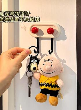 多巴胺J型挂衣钩创意门后衣帽钩浴室毛巾免打孔挂钩粘钩装饰粘钩