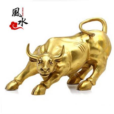 包邮彷纯铜牛摆件华尔街牛装饰品大号办公室工艺品摆设12十二生肖