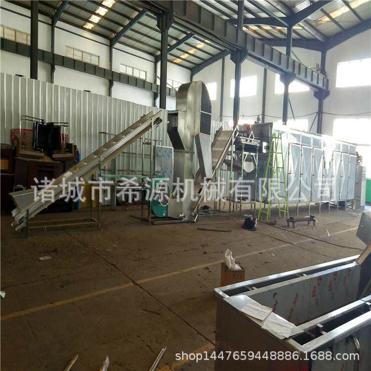北京葛根清洗机葛根片清洗烘干机xy-8000型多层烘干线电话