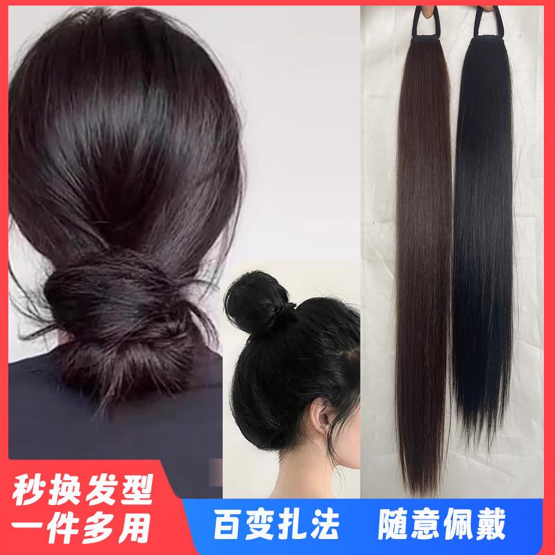 真发辫子女泡泡辫麻花长辫假发辫马尾y2k拳击辨脏辫假辫子假马尾