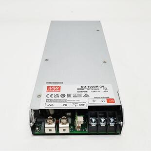 24V 48V 1000H大功率12V 现货明纬DC转DC直流1000W开关电源SD