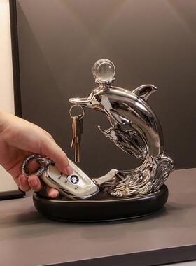 放钥UYF匙收纳关摆件户进门口鞋柜置物架入轻玄居奢高档客厅家装