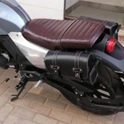 Motorcycle Tool Bag Leather Retro Motorcycle Storage Pouch