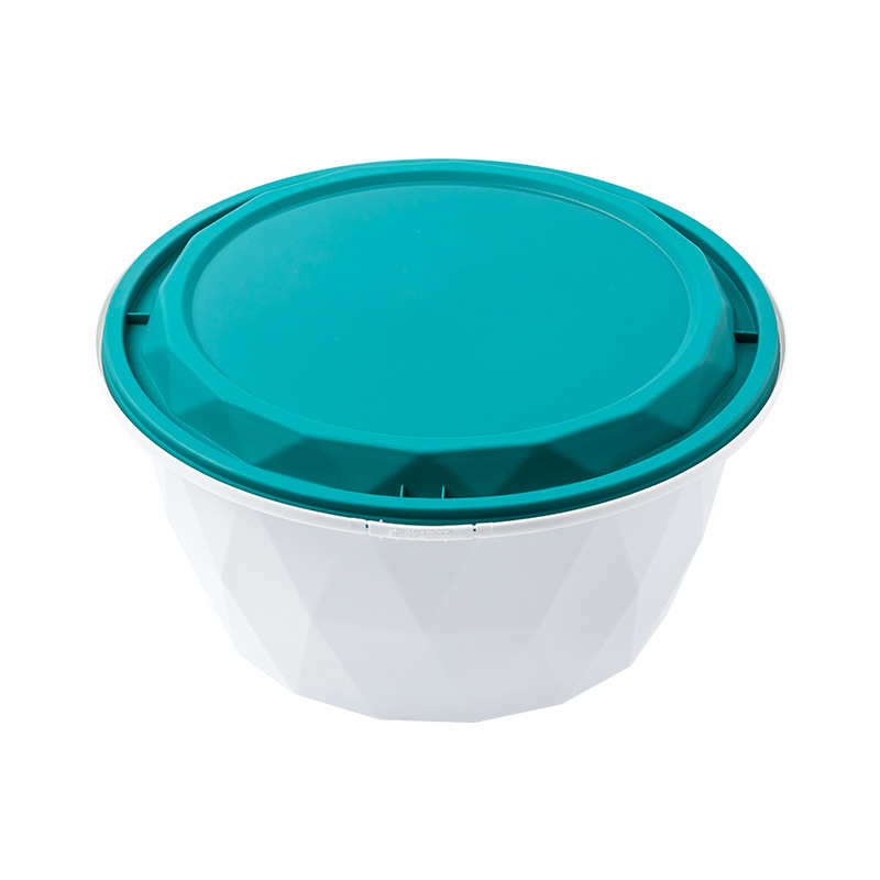 外卖打包盒子一次性加厚圆碗锁扣防盗扣餐饮塑料圆形打包餐盒批发